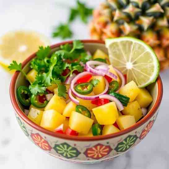Easy Pineapple Salsa Recipe